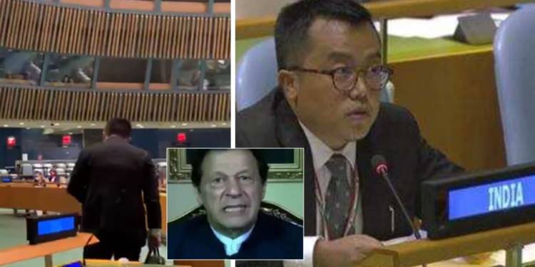 India walks out on Imran's UNGA speech, comes back later to humiliate the living daylights out of Pakistan